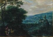 Gillis van Coninxloo Landscape with Venus and Adonis France oil painting artist